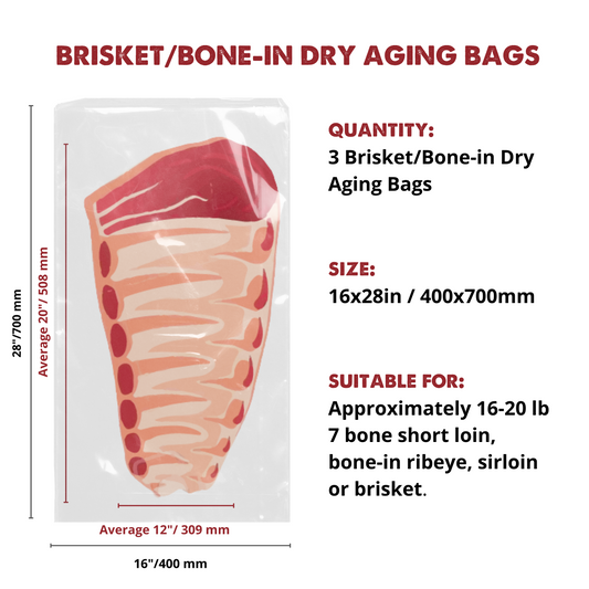 UMAi Dry Aging Bags - Brisket/Bone In
