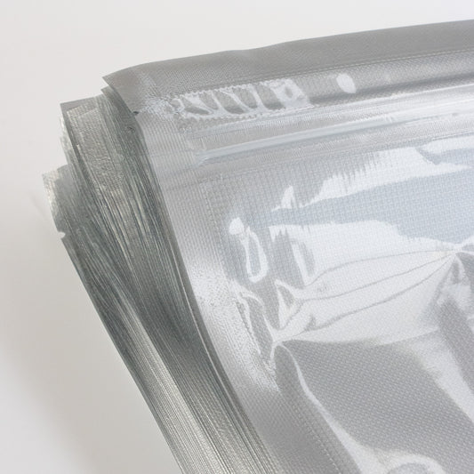 20cm x 30cm Zip Lock Silver Vacuum Sealer Bags (50 Pack)