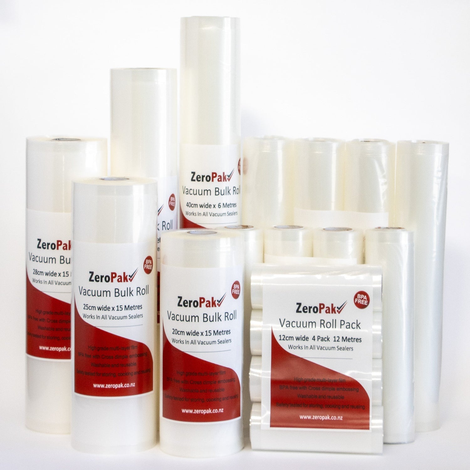 VACUUM SEALER ROLLS & BAGS