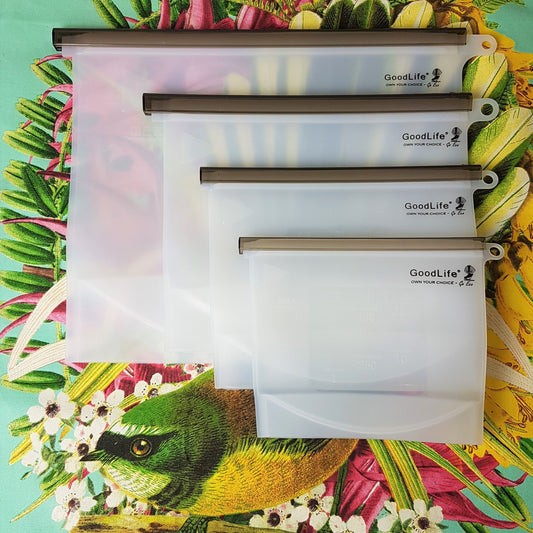 Silicone Food Bags - Set of 4