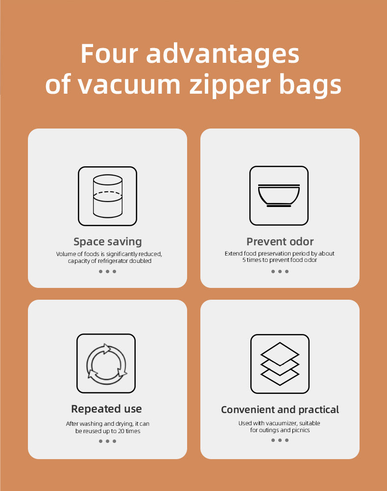 HandyVac Vacuum Bags 26cm x 34cm (10 Pack)