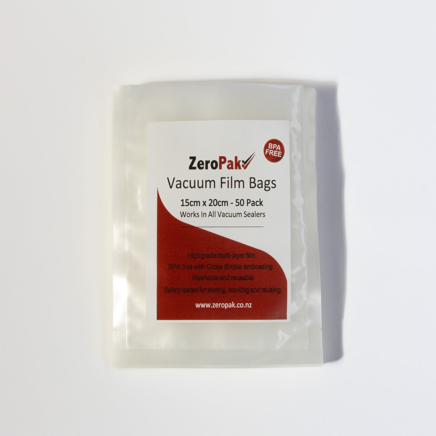 15cm x 20cm (50 Pack) Vacuum Sealer Bags