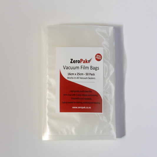 16cm x 25cm (50 Pack) Vacuum Sealer Bags
