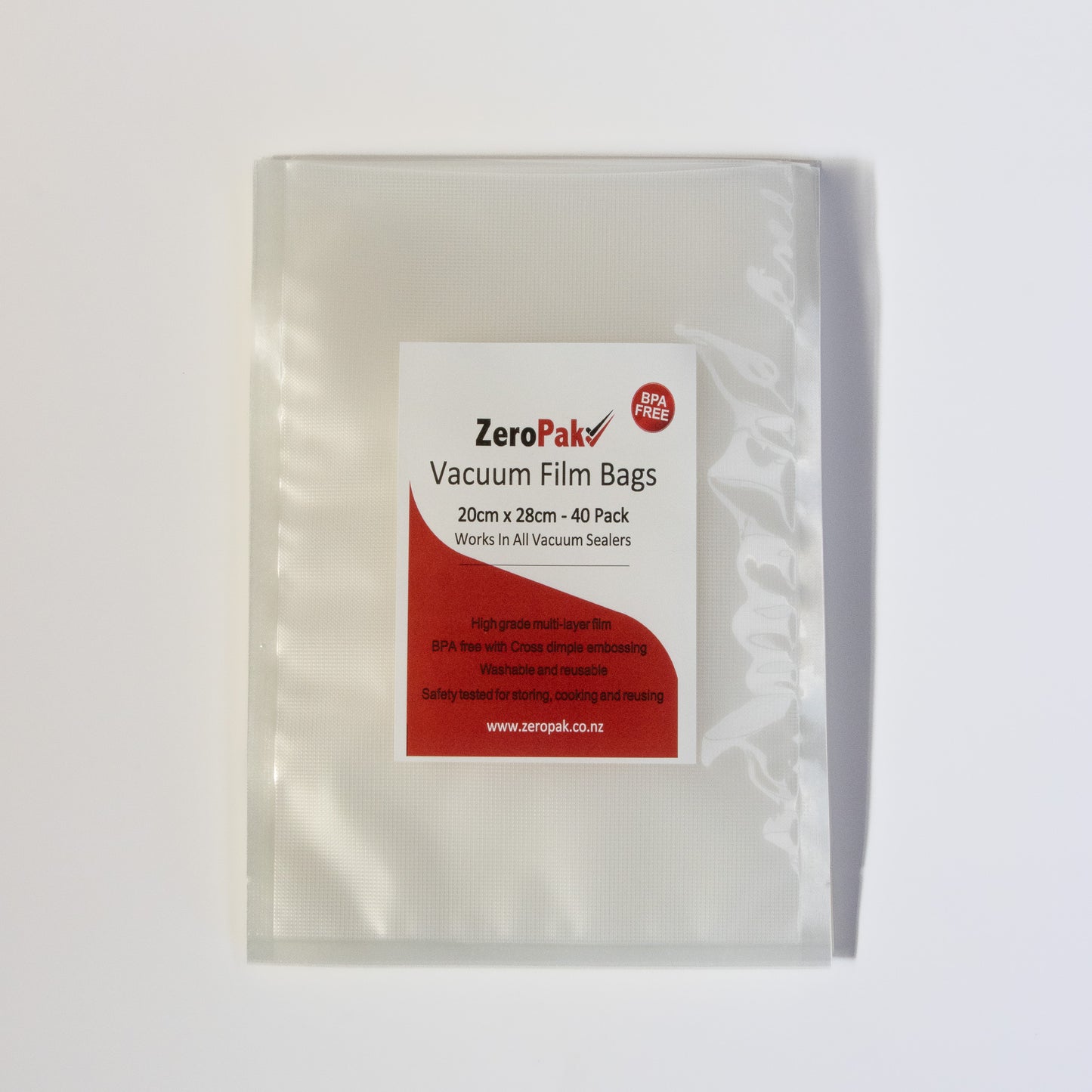 20cm x 28cm (40 Pack) Vacuum Sealer Bags