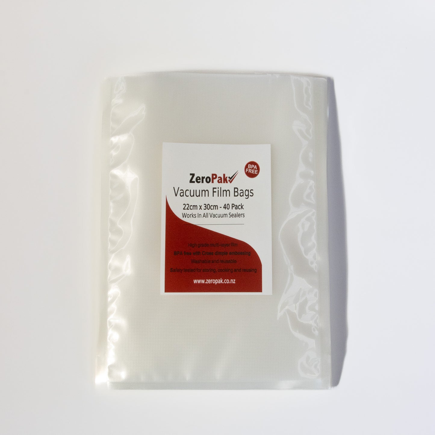 22cm x 30cm (40 Pack) Vacuum Sealer Bags