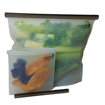 Silicone Food Bags - Set of 4