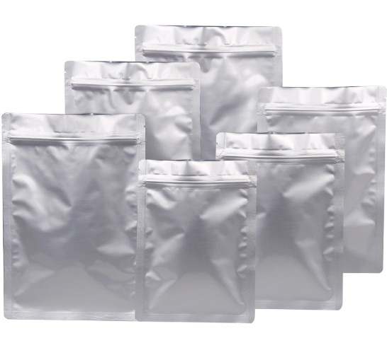 Stand Up Mylar Bags: 15cm x 25cm x 5cm - 25 Pack (Zip Lock)