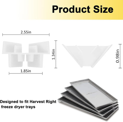 Freeze Dryer Tray Stackers (4 Pack)