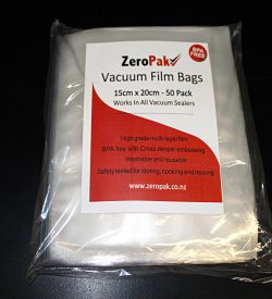 zeropak 15cm x 20cm vacuum sealer bags