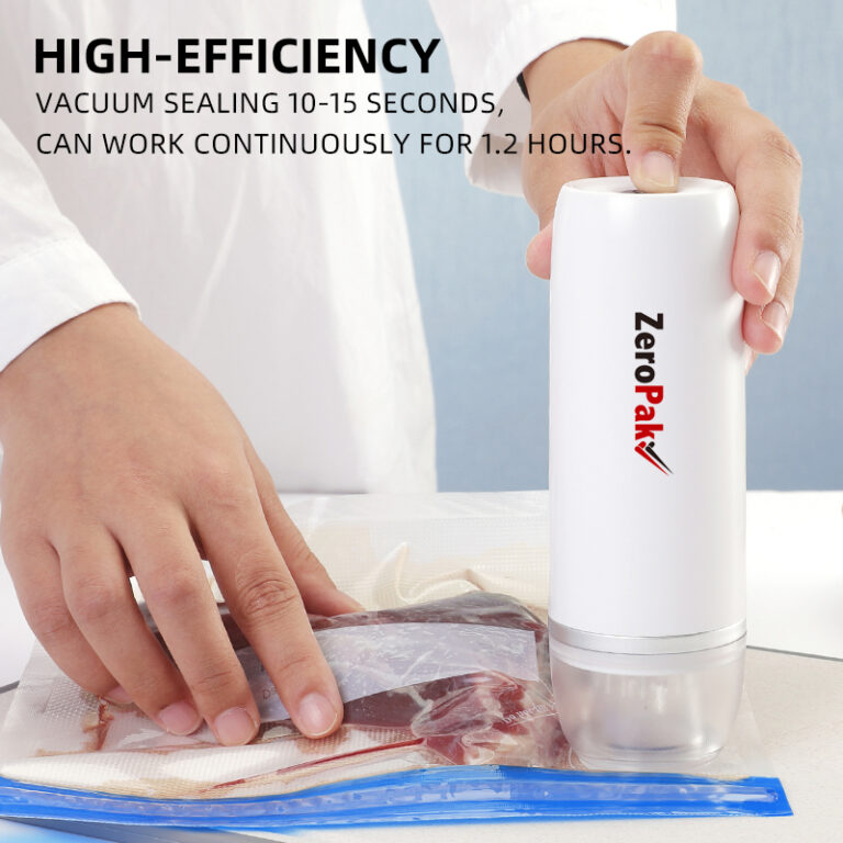 ZeroPak HandyVac Hand Held Vacuum Sealer USB charge