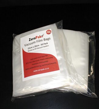 zeropak 15cm x 20cm bags 2 packs