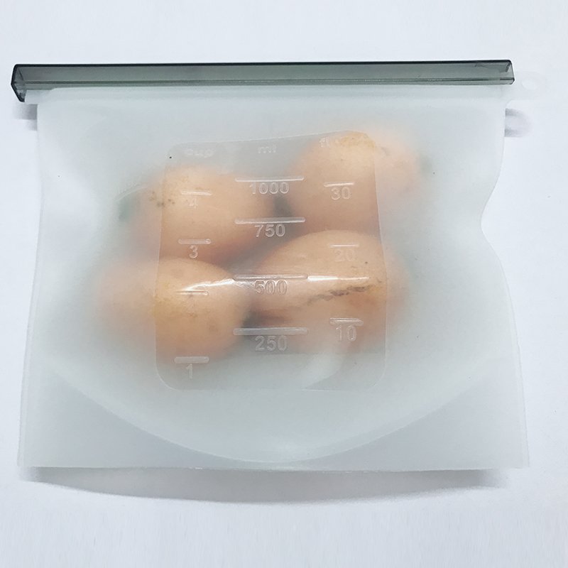 ZeroPak Silicone Food Bag clear eggs