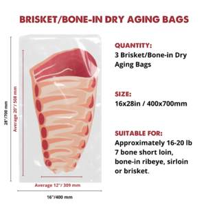 Umai Bone in dry aging bag