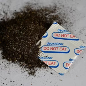 Oxygen absorber iron powder contents