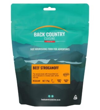 Back Country Cuisine Freeze Dried Beef Stroganoff poush