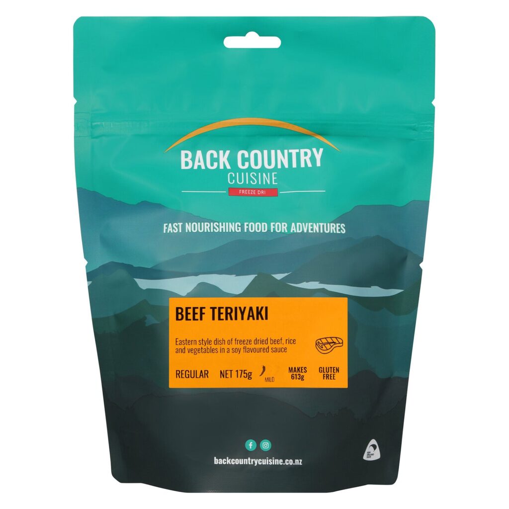 Back Country Cuisine Freeze Dried Beef Teriyaki pouch