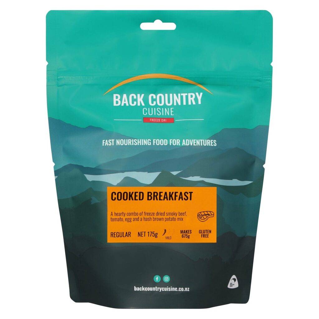 Back Country Cuisine Freeze Dried Cooked Breakfast pouch