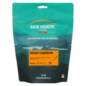 Back Country Cuisine Freeze Dried Creamy Carbonara pouch
