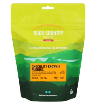 Back Country Cuisine Freeze Dried Chocolate Brownie Pudding pouch
