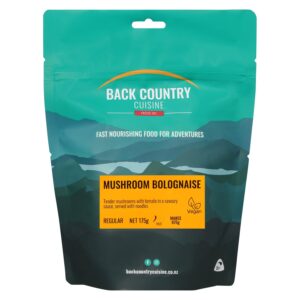 Back Country Cuisine Freeze Dried Mushroom Bolognaise pouch