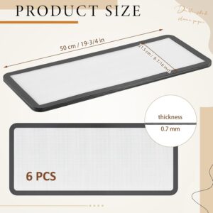 silicone tray liners large 6 set dimensions