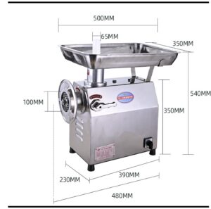 ZeroPak YK-32 meat mincer dimensions